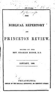 Download ‘Examination of some Reasonings against the Unity of Mankind’, Biblical Repertory and Princeton Review, 34, no. 3 (July 1862). - Charles Hodge | ePub