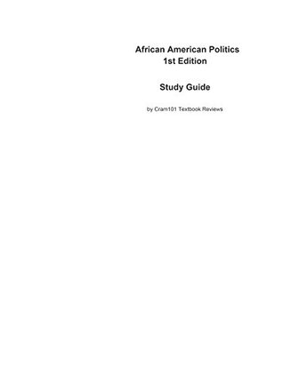 Read online African American Politics: Political science, Politics - Cram101 Textbook Reviews file in ePub