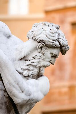 Download Sculpture of Neptune at the Piazza Navona Rome Italy Journal: 150 Page Lined Notebook/Diary - Benton Press file in PDF
